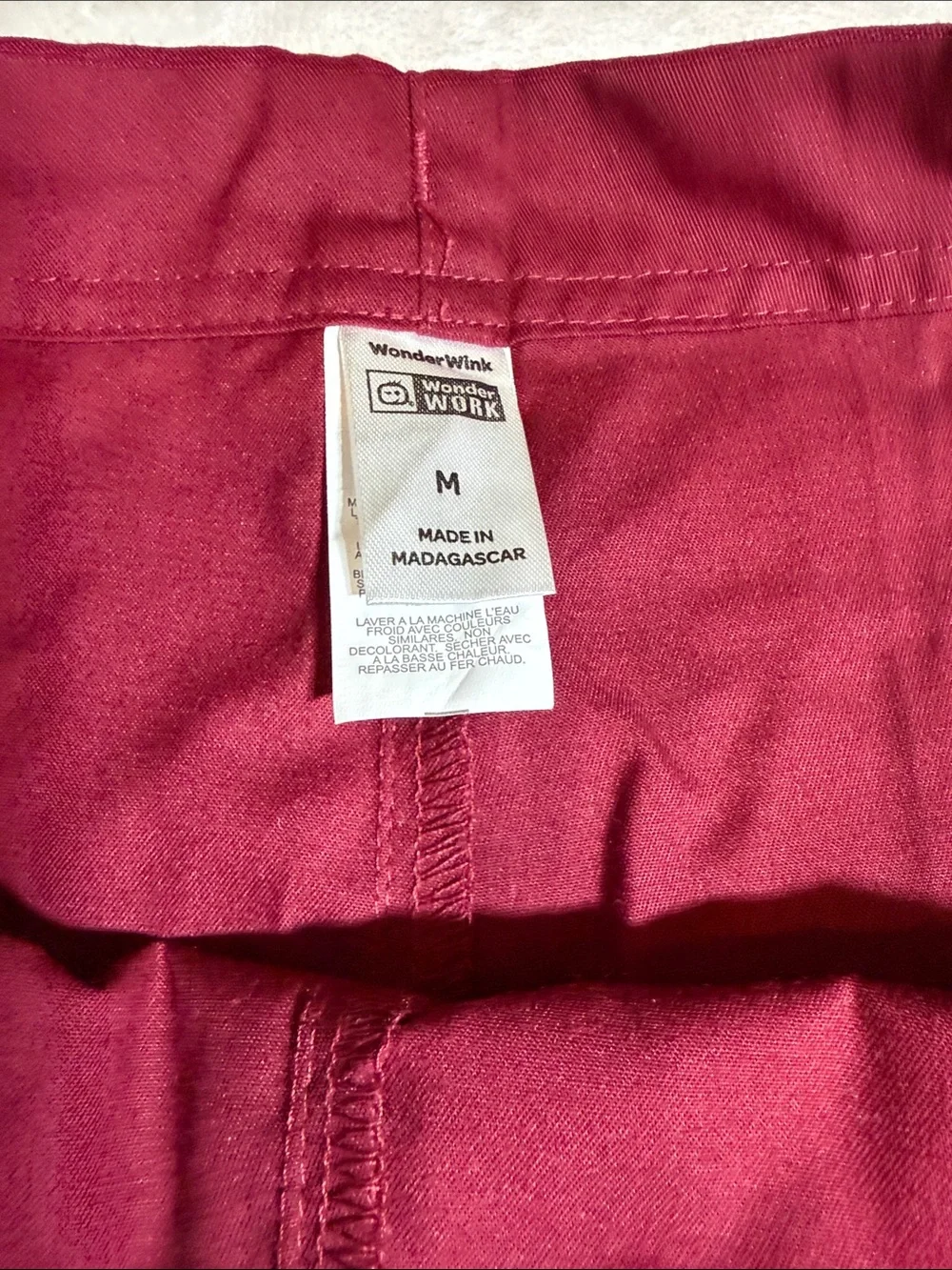 Garnet Men's FSU Drawstring Scrub Pants